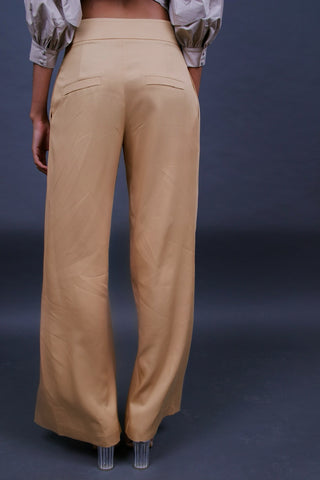 PANTALON PALAZZO CAMEL
