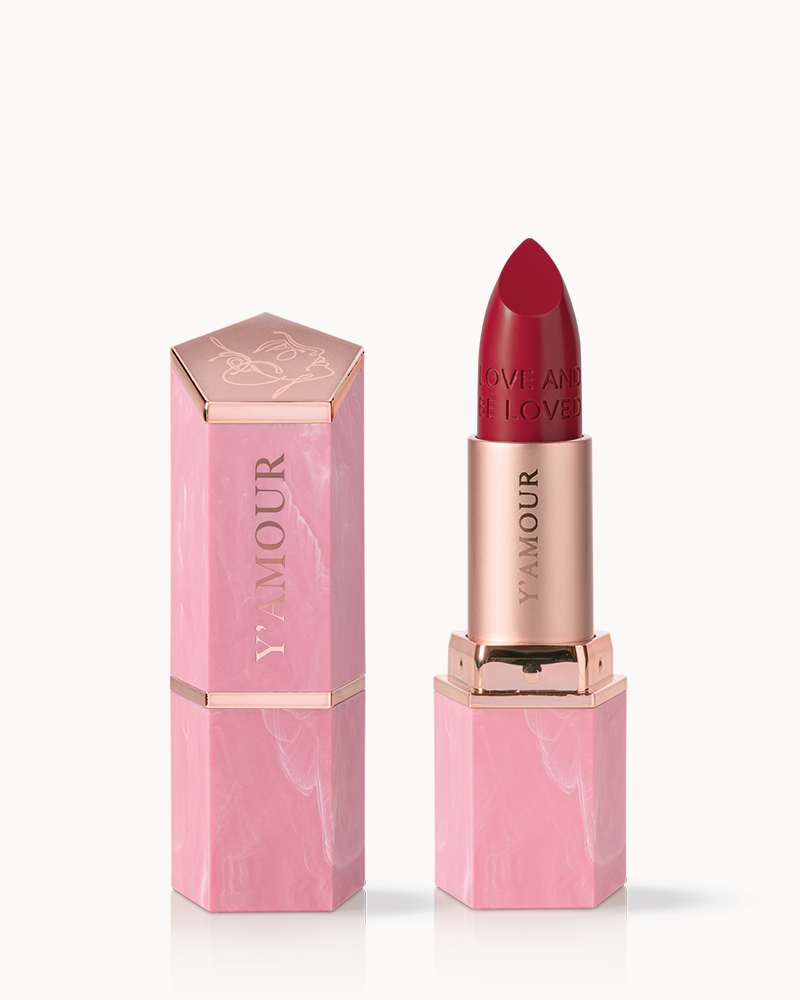 Lápiz labial satinado de larga duración