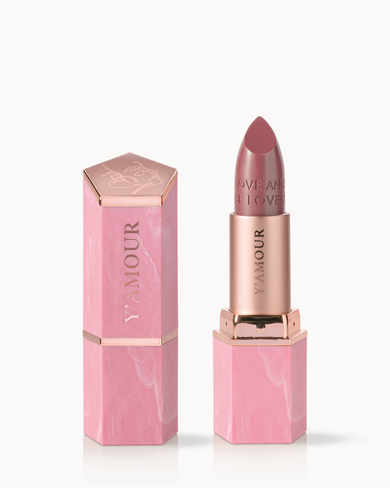 Lápiz labial satinado de larga duración